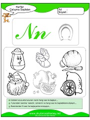 N Sesi Çalışma Sayfaları